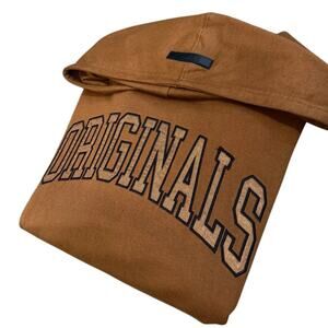 Originals Brooklyn Cloth Graphic Pullover Hoodie Brown